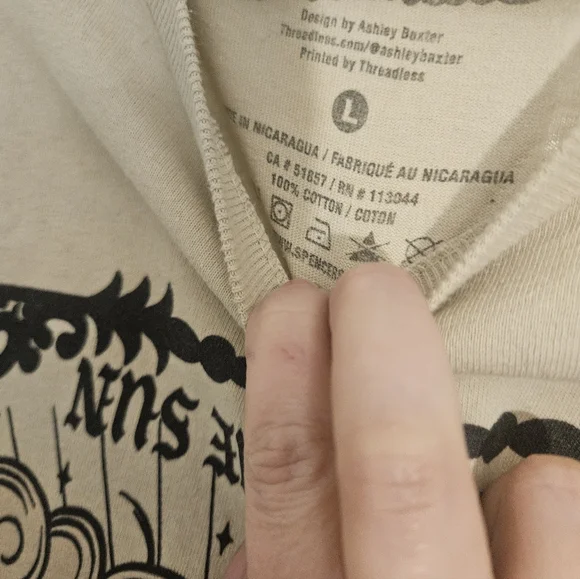 Threadless Beige Graphic Tee - Picture 3 of 3